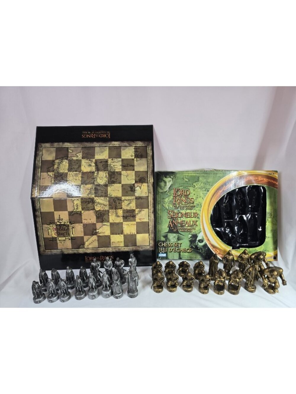 2002 Lord of the Rings Chess Set Fellowship of the Ring Parker Brothers